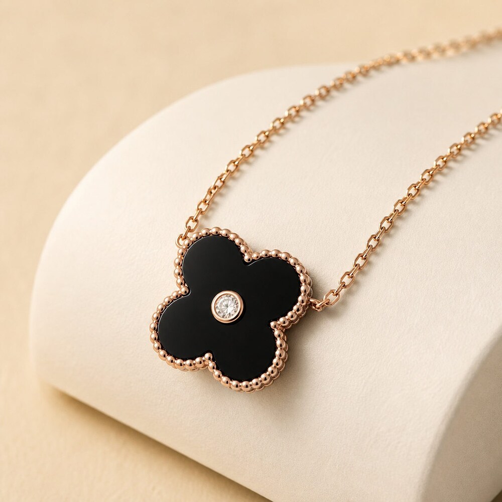 Van Cleef & Arpels Elegant Signature Necklace Style 9 | New with Box - Picture 6 of 9